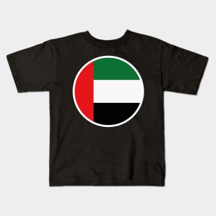 Wear Your Emirati Pride: Striking Flag Pin with UAE Colors Kids T-Shirt